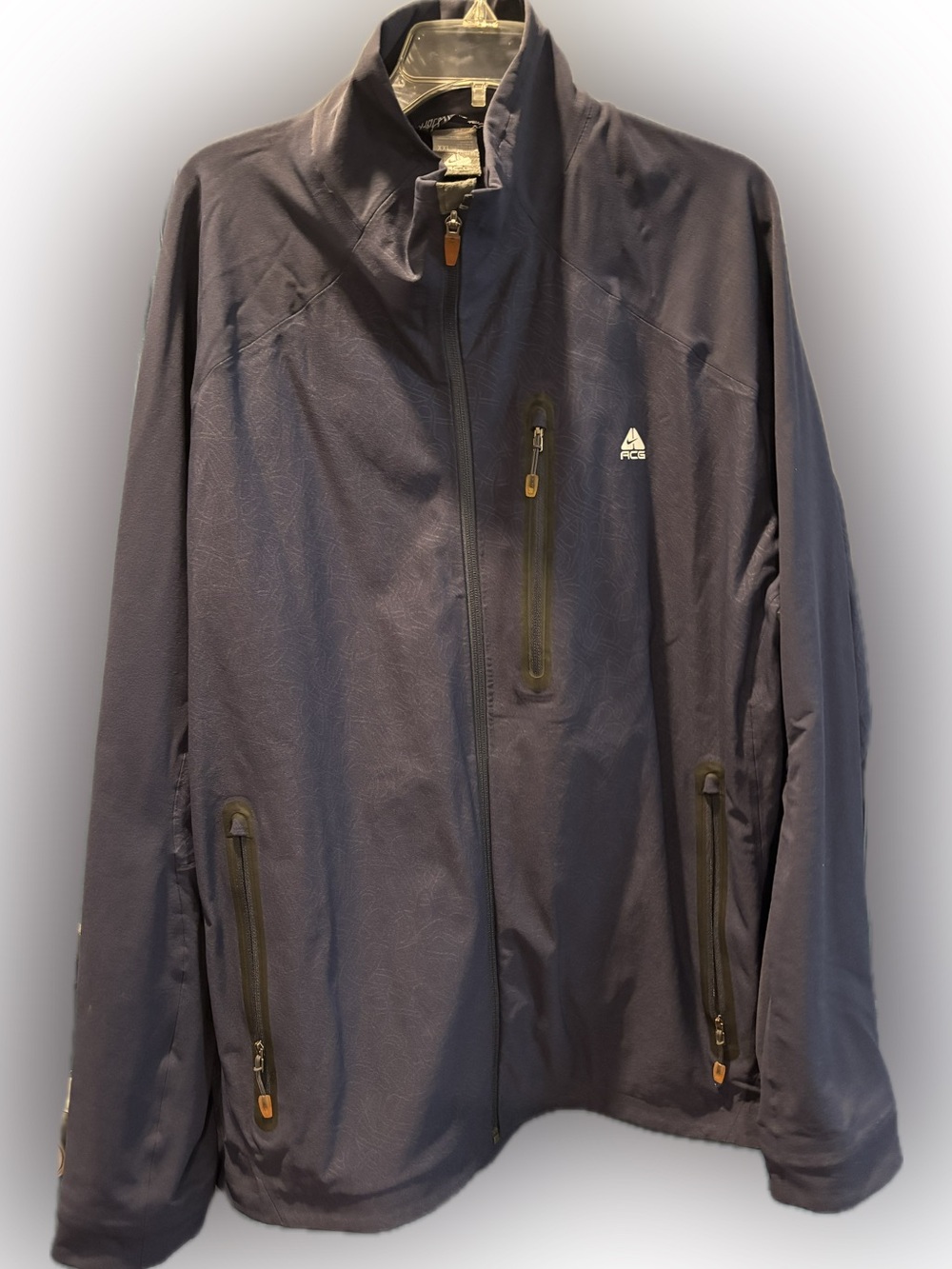Men's ACG Blue Windbreaker Jacket size 2XL NWOT
